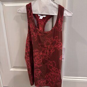 Athleta NWT Red Printed Tank Medium